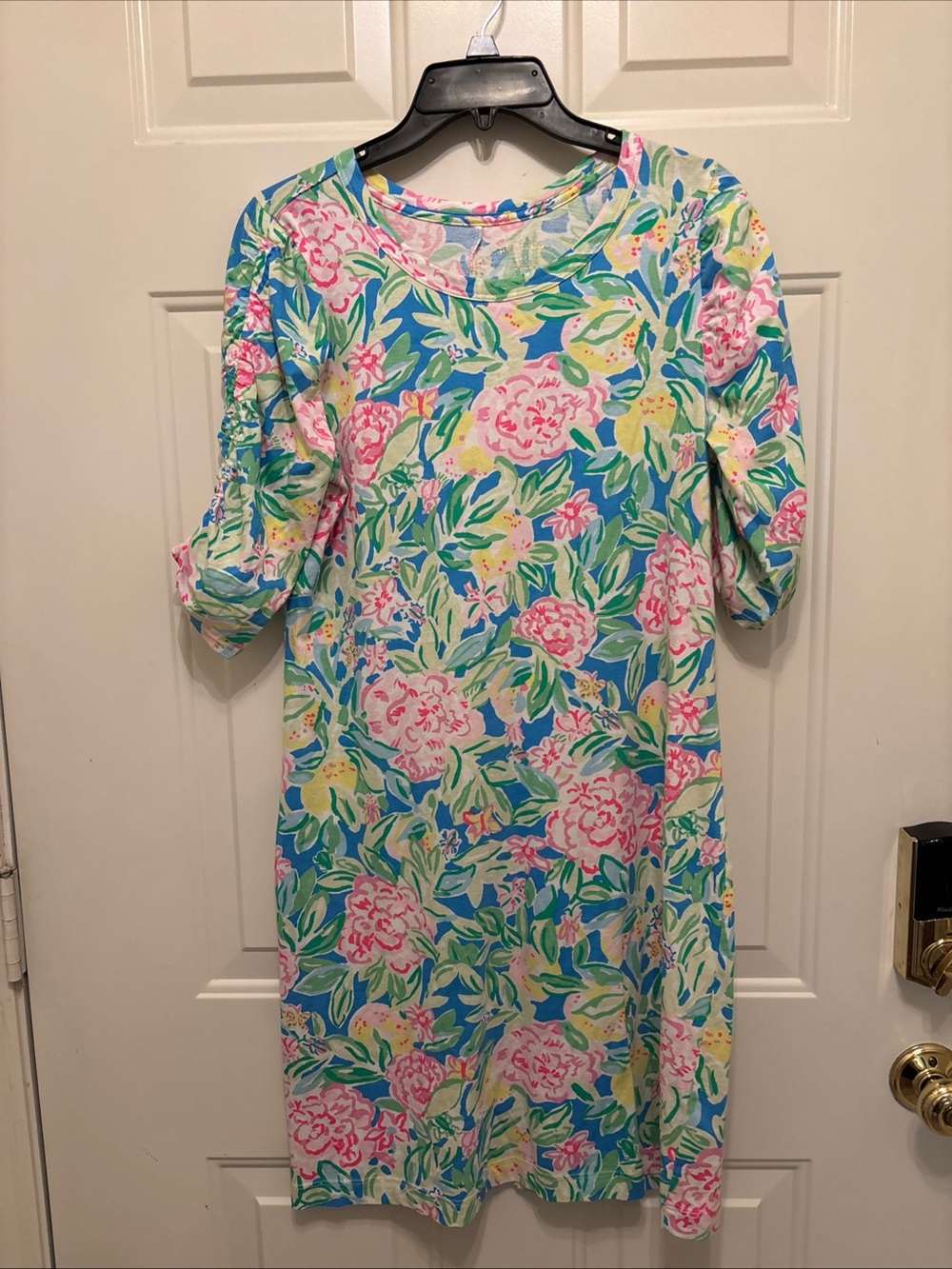 Lilly Pulitzer Multicolor Floral dress — Blue, Pink & Green size M